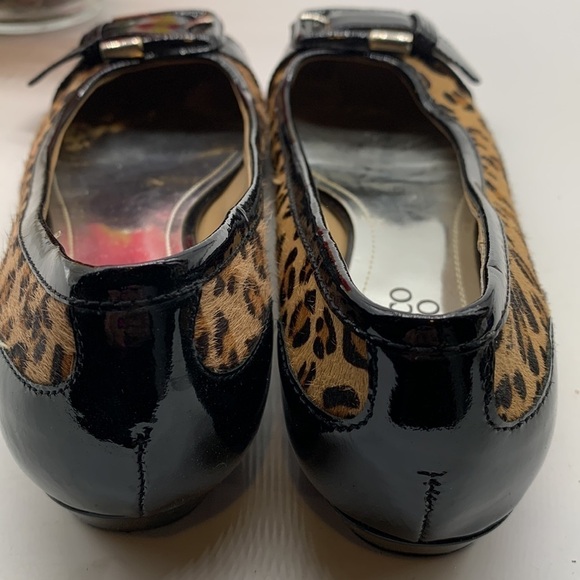 Franco Sarto L-cord Cow Hair Leopard Flats Sz 7.5. BFL0591A - Picture 4 of 8
